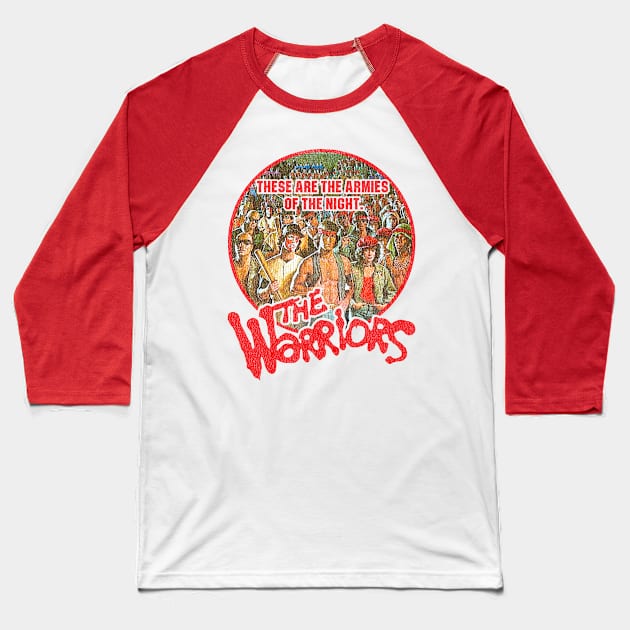 Warriors Armies of the Night Baseball T-Shirt by Alema Art